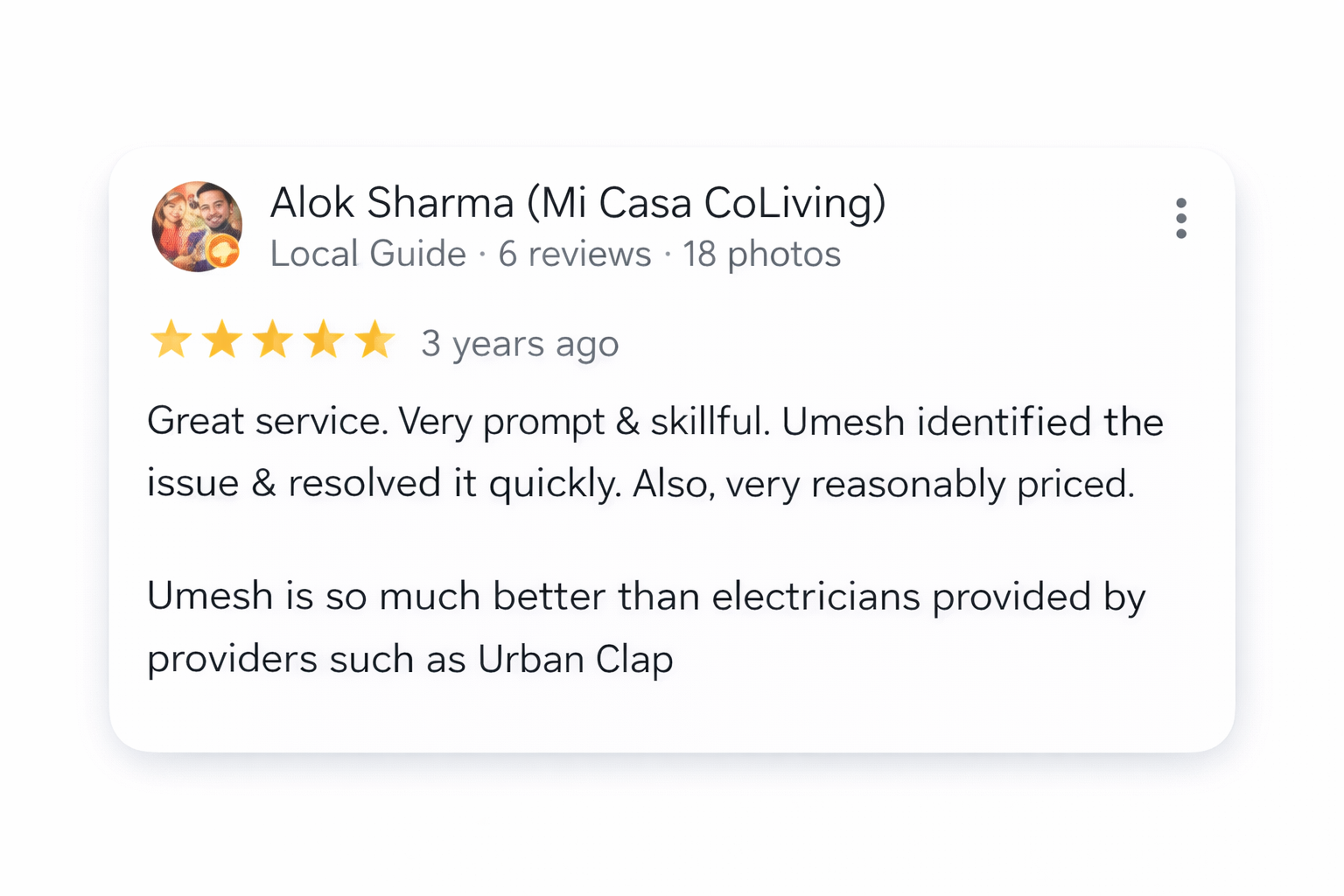 Customer Review